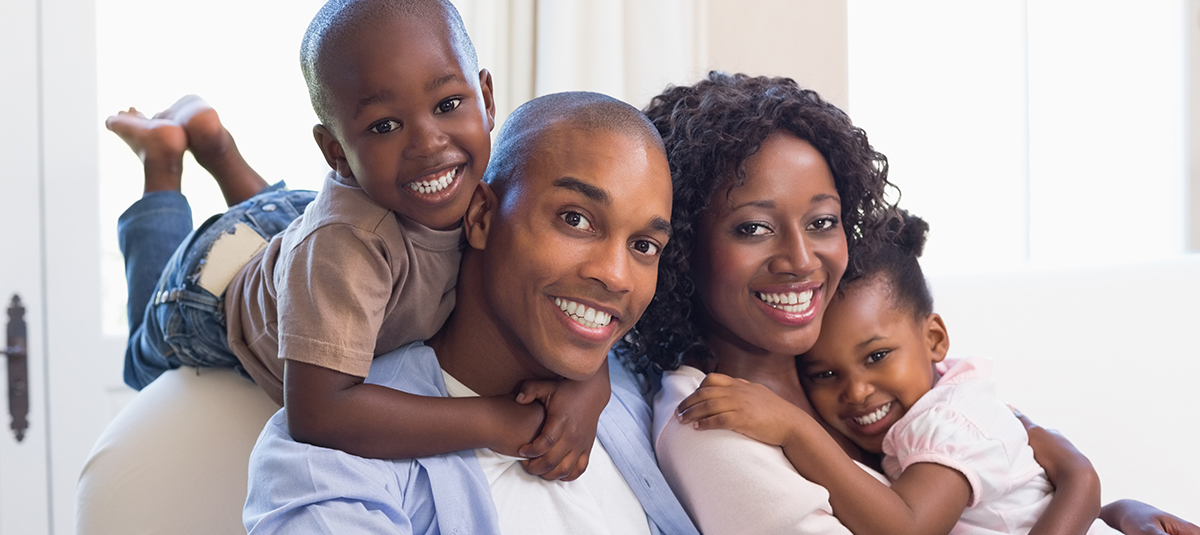 Image of African American family